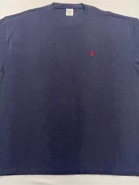 POLO Ralph Lauren Men’s T-Shirt, XL, Navy Blue Crew Neck, Classic Fit, SS